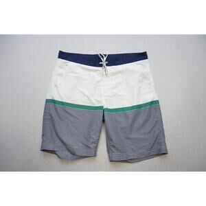 Armani Exchange AX Board Shorts Striped Athletic Water Swim Surf Mens Large